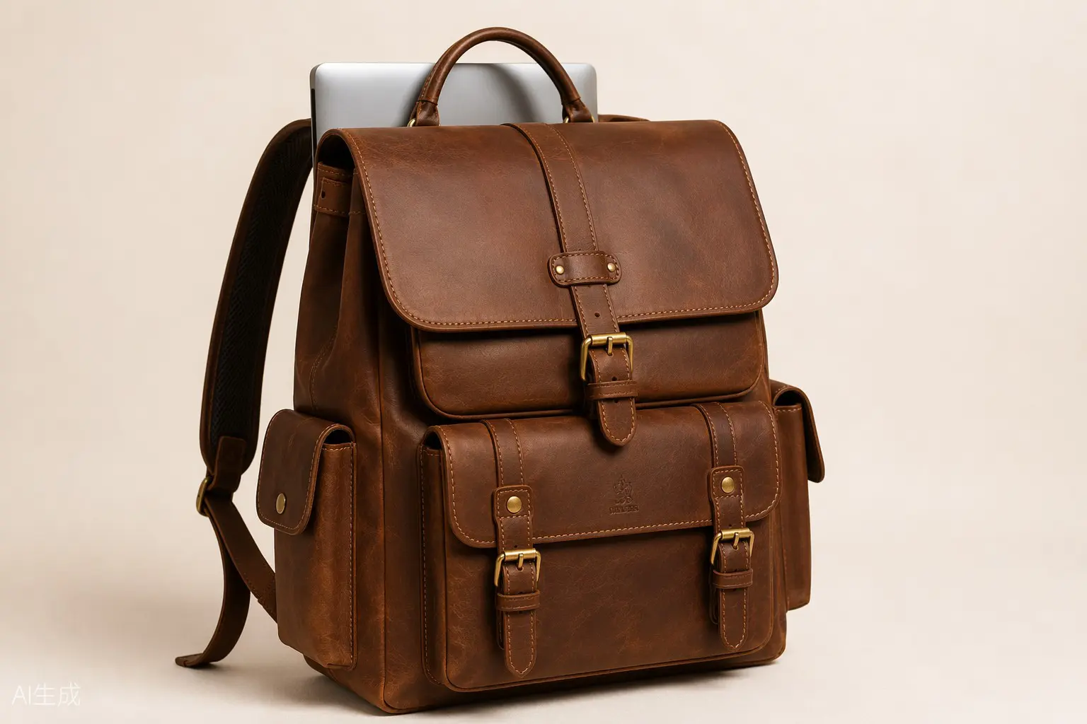 Leather backpacks collection